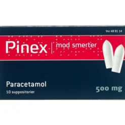 PINEX SUPP. 500 MG BLISTER