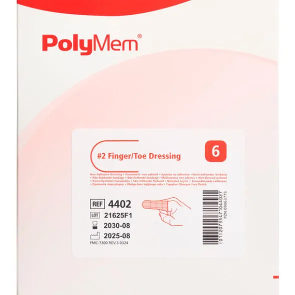 POLYMEM FINGER/TÅ SKUMBANDAGE (M - 2)