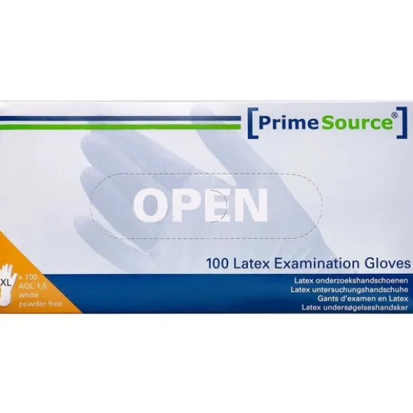 PRIMESOURCE LATEX HANDSKER U/PUDDER (XL)