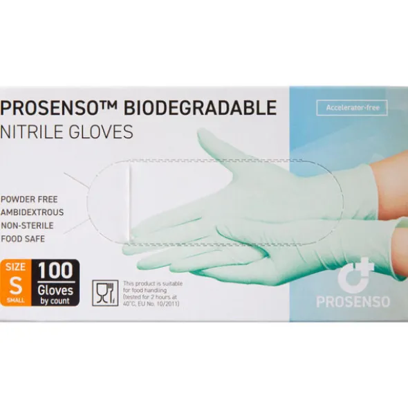 PROSENSO BIODEGRADABLE NITRILHANDSKER (S)
