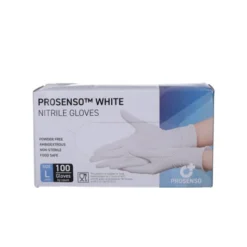 PROSENSO WHITE NITRILHANDSKER (L)