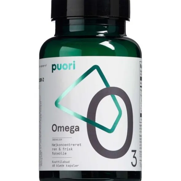 PUORI O3 OMEGA-3 KAPSLER (60 STK)