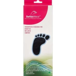 REFLEXWEAR TERAPEUTISK ANKELSTRØMPE (L/TYK/SORT)