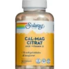 SOLARAY CAL-MAG CITRAT KAPSLER + D-VITAMIN (180 STK)