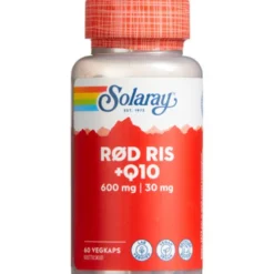 SOLARAY RØD RIS + Q10 KAPSLER