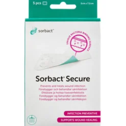 SORBACT SECURE 5 X 7,2 CM