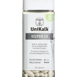 UNIKALK SILVER TABLETTER (180 STK.)