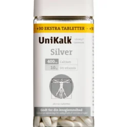 UNIKALK SILVER TABLETTER (210 STK.)