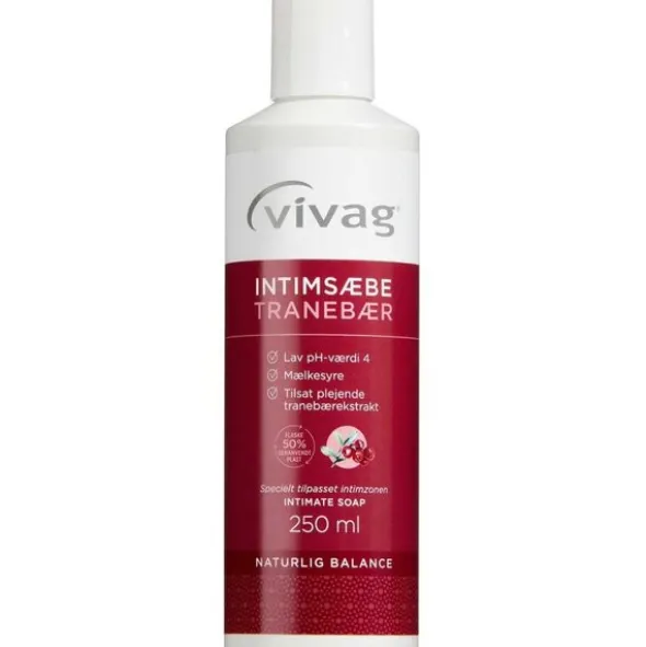 VIVAG INTIMSÆBE TRANEBÆR (250 ML)