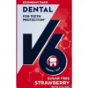 V6 TYGGEGUMMI (STRAWBERRY)